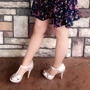 Diamond embellished heels